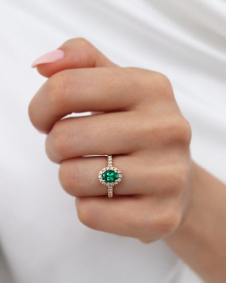 Sophisticated Simplicity Shines Through Lily Arkwright Emerald Cut Rings