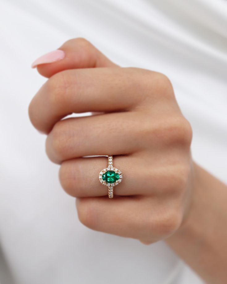 Sophisticated Simplicity Shines Through Lily Arkwright Emerald Cut Rings